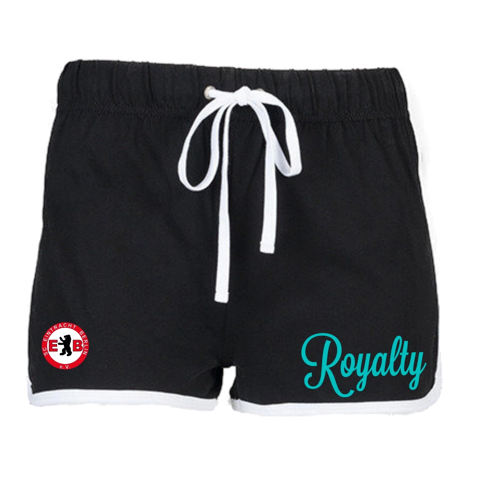 Royalty Cheer Berlin Retro Shorts (Black/White)