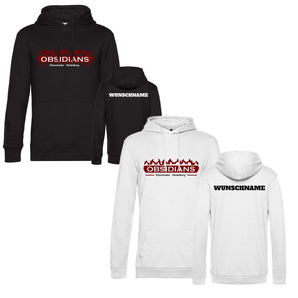 Obsidians Hoodie V2 (Black/Arctic White)