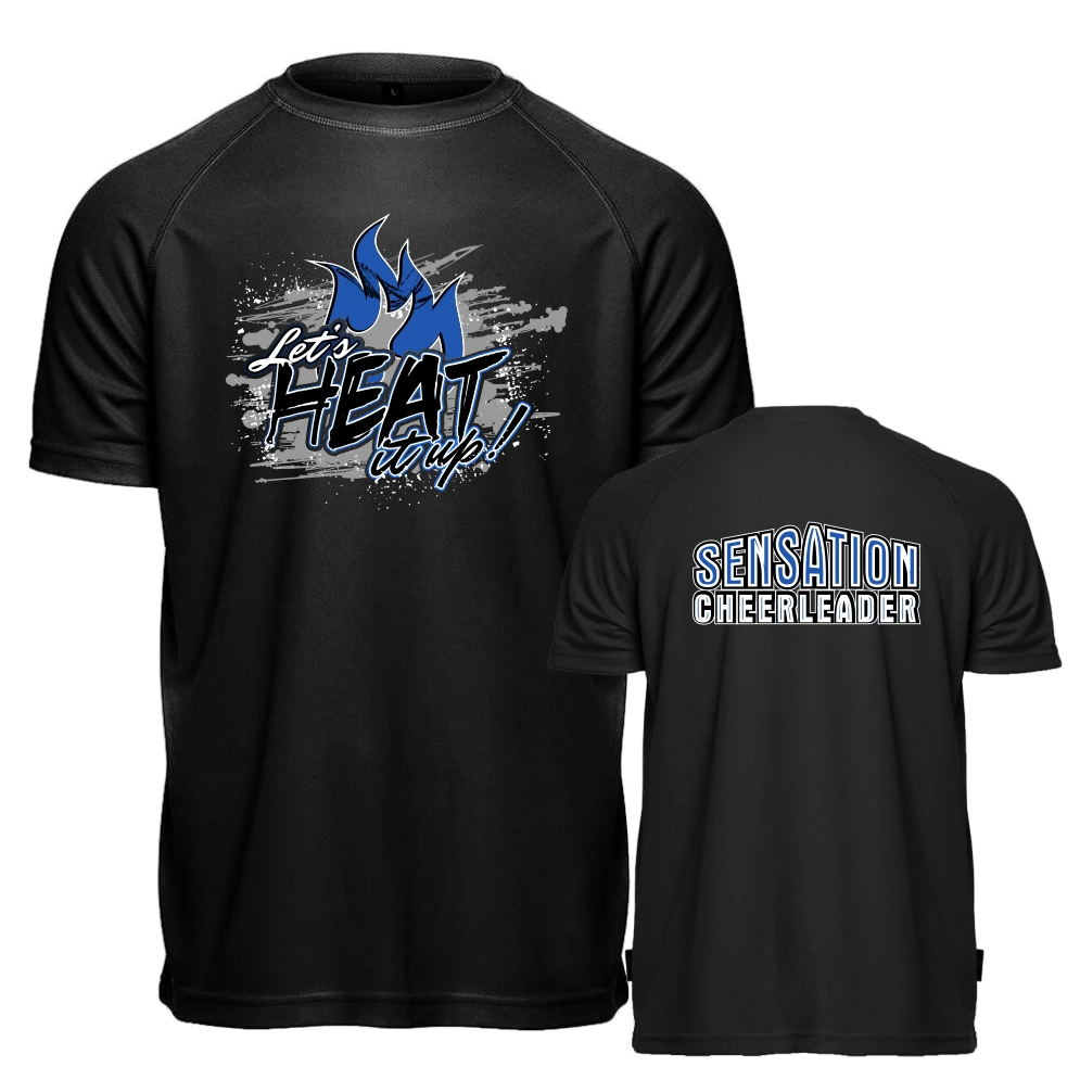 Sensation Cheerleader Trainingsshirt (Jet Black)