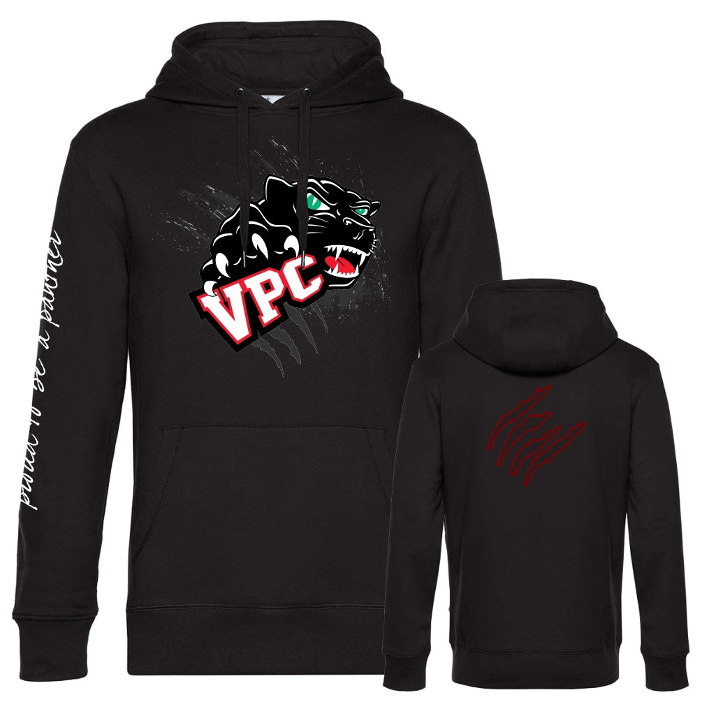 V-Town Panthers Cheerleader Hoodie (Deep Black)
