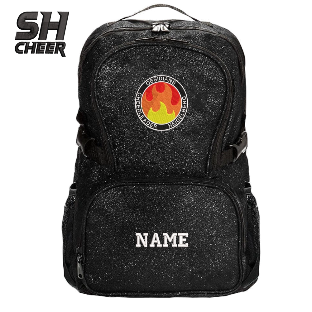 Obsidians SHCheer Glitzer Backpack (Black)