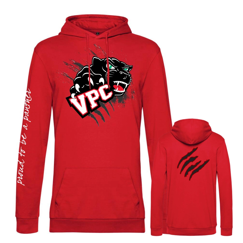V-Town Panthers Cheerleader Hoodie (Red)