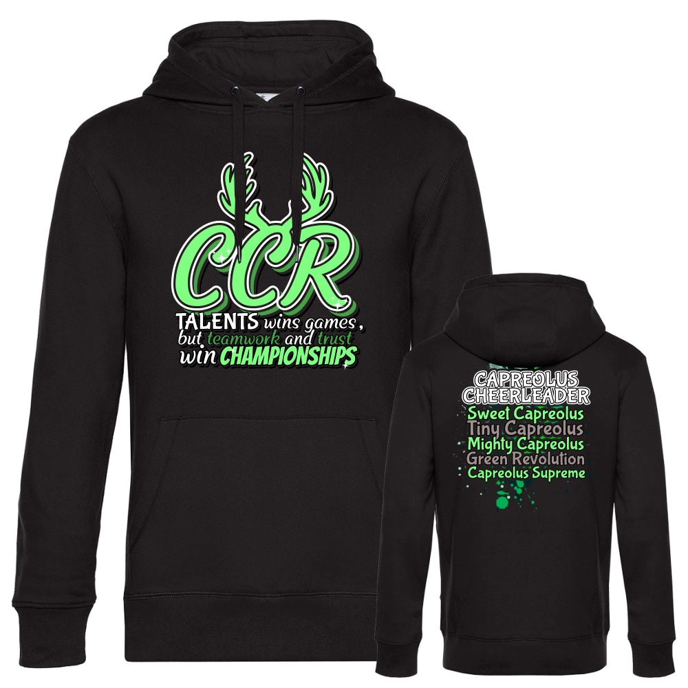 Capreolus Cheerleader Hoodie (Deep Black)