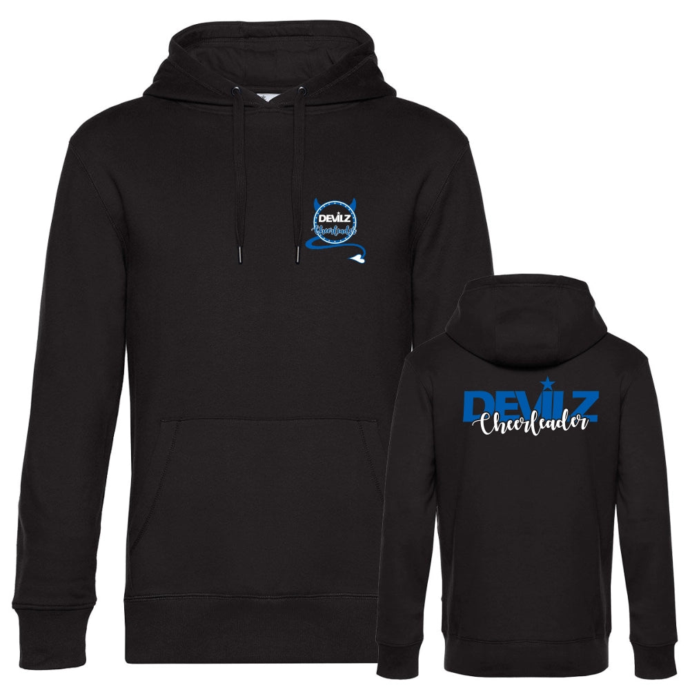 Devilz Cheerleader Hoodie (Jet Black)