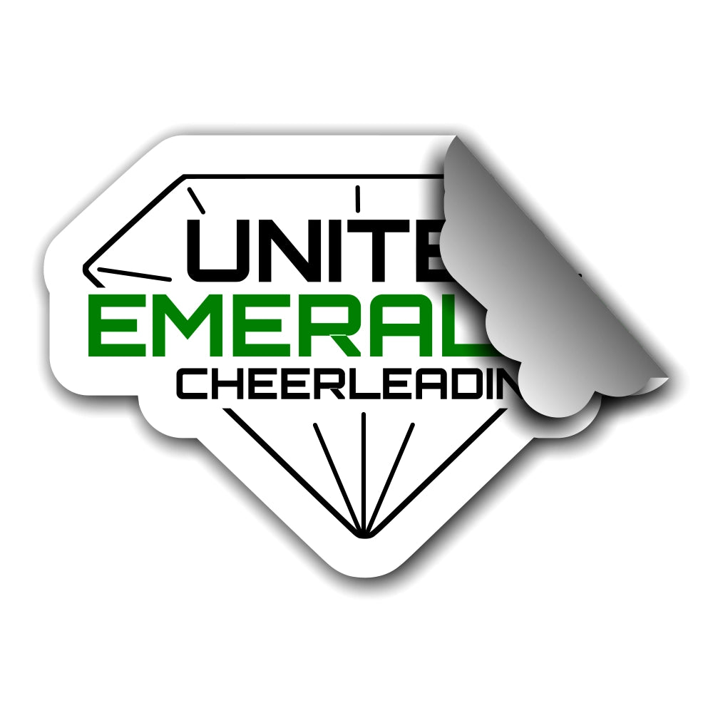 United Emeralds Sticker 10CM (5x)