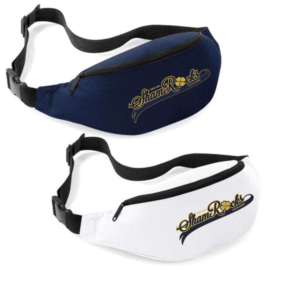 ShamRocks Cheerleader Belt Bag (White/Navy)