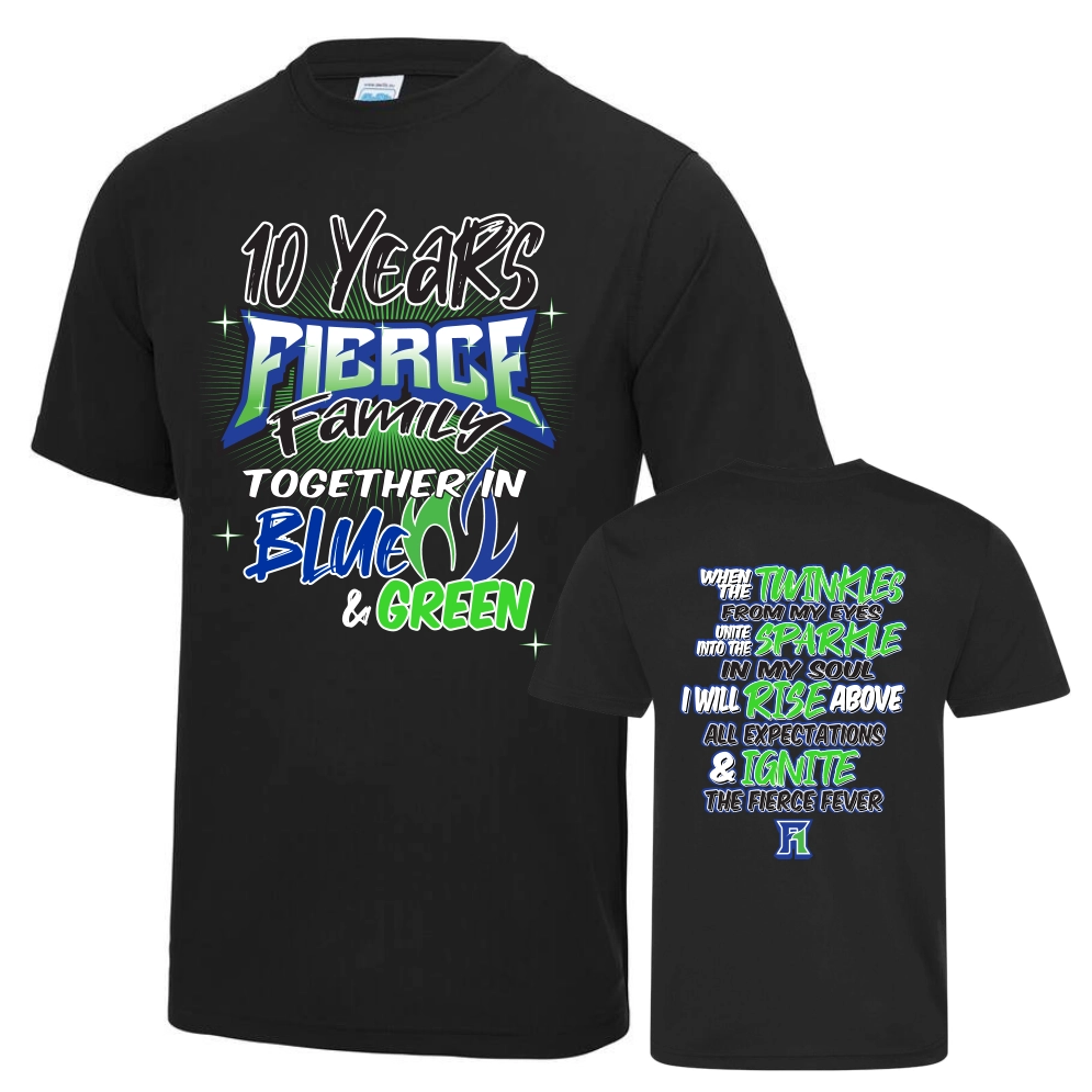 Fierce Athletics Saisonshirt 2024 (Black)