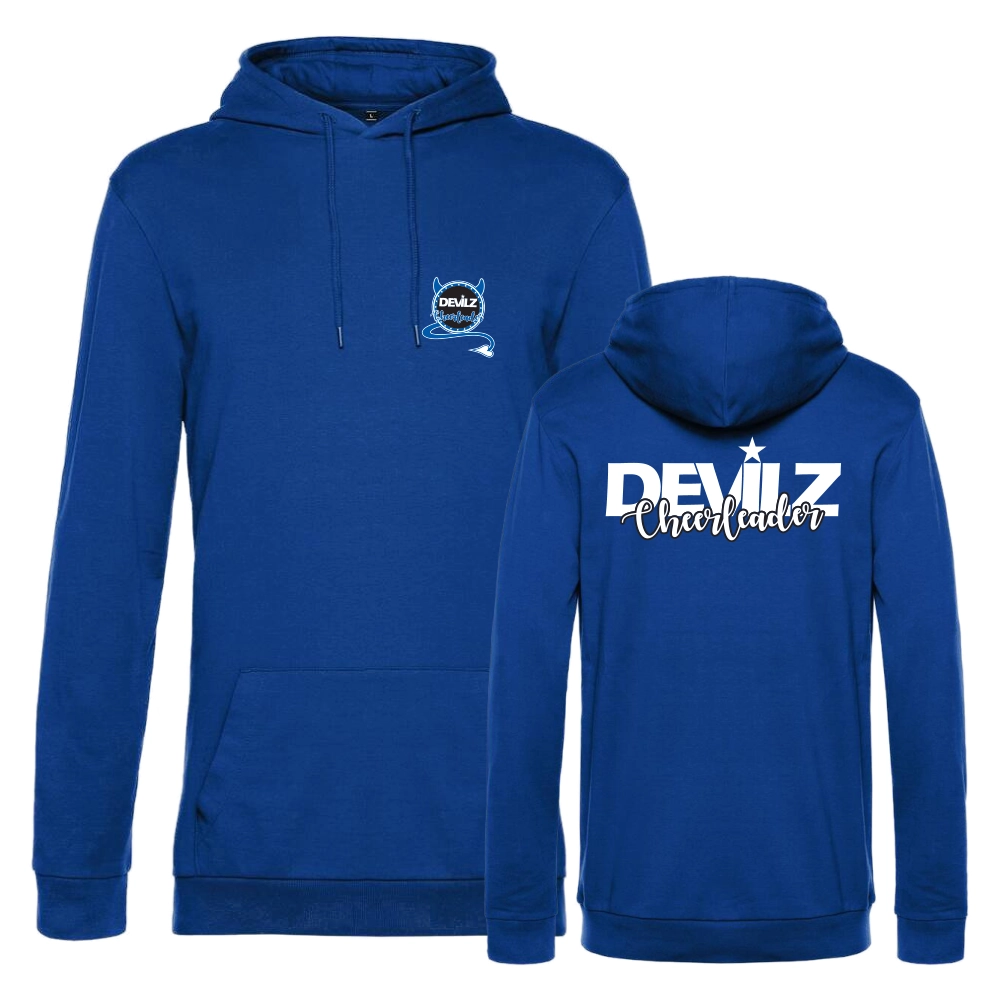 Devilz Cheerleader Hoodie (Royal Blue)