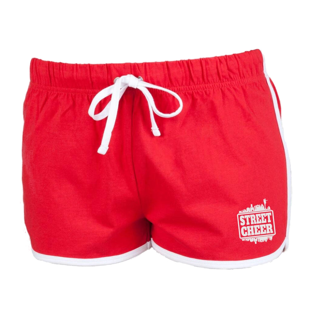 Street Cheer Shorts (Red/White)