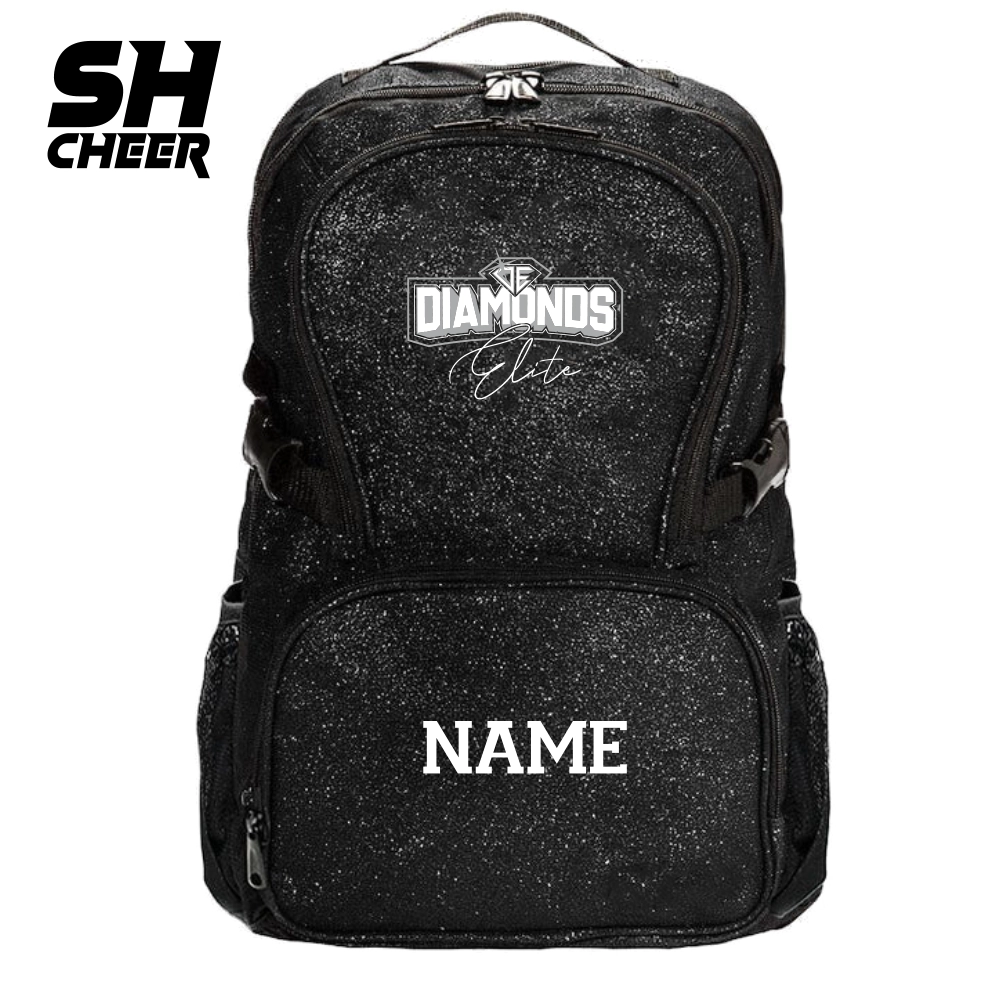 Diamonds Elite SHCheer Glitzer Backpack (Black)