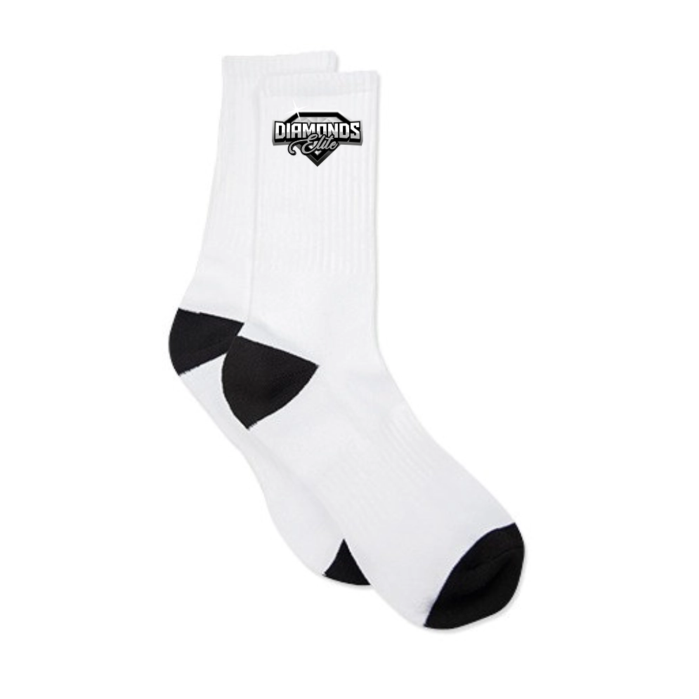 Diamonds Elite Socken (Weiss/Schwarz)