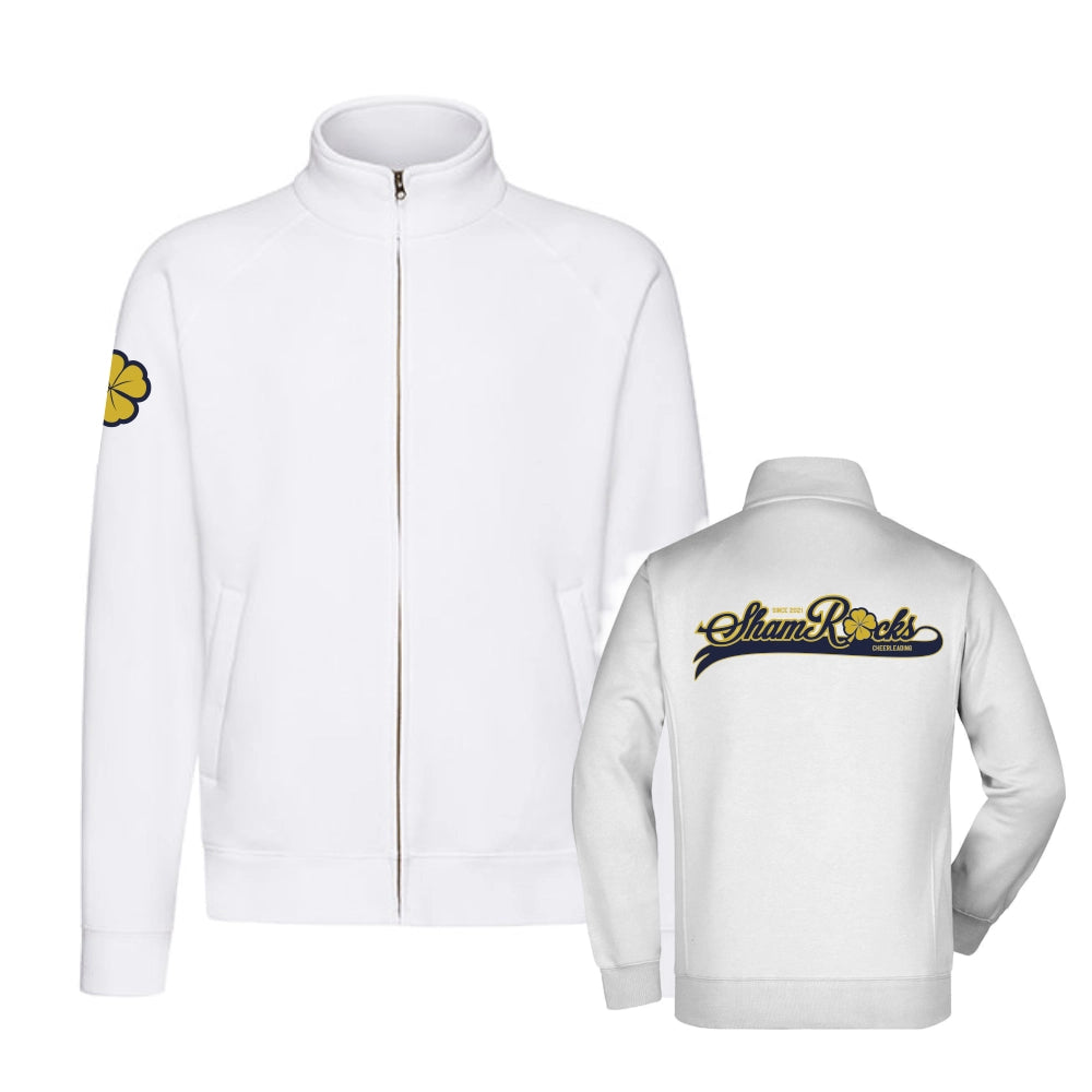ShamRocks Cheerleader Premium Sweat Jacket (White)