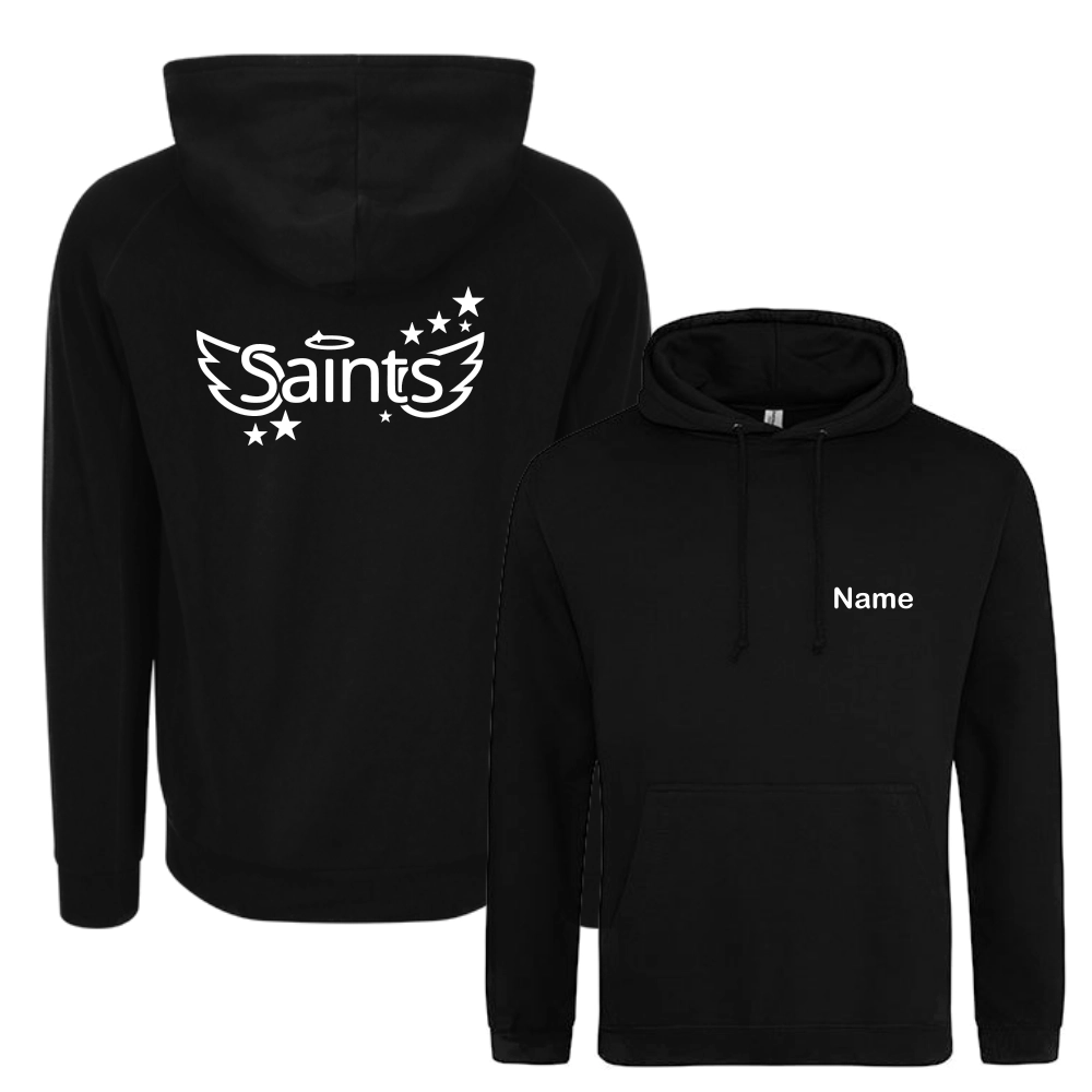 Saints Cheerleader Hoodie (Deep Black)
