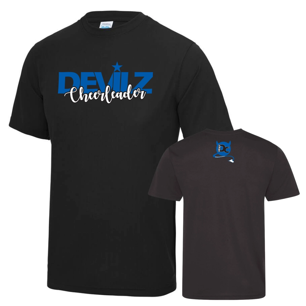 Devilz Cheerleader Shirt (Black)