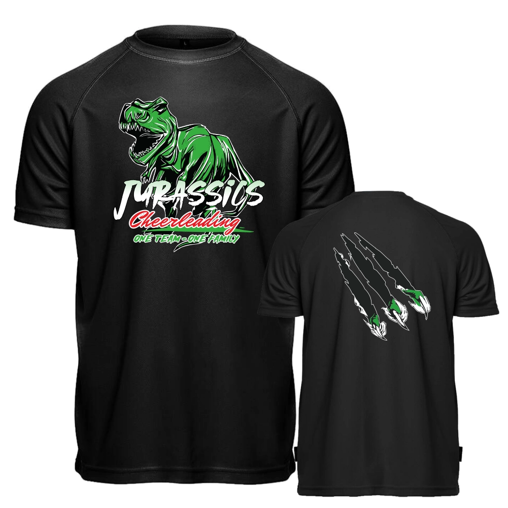 Jurassics Cheerleading Trainingsshirt (Jet Black)