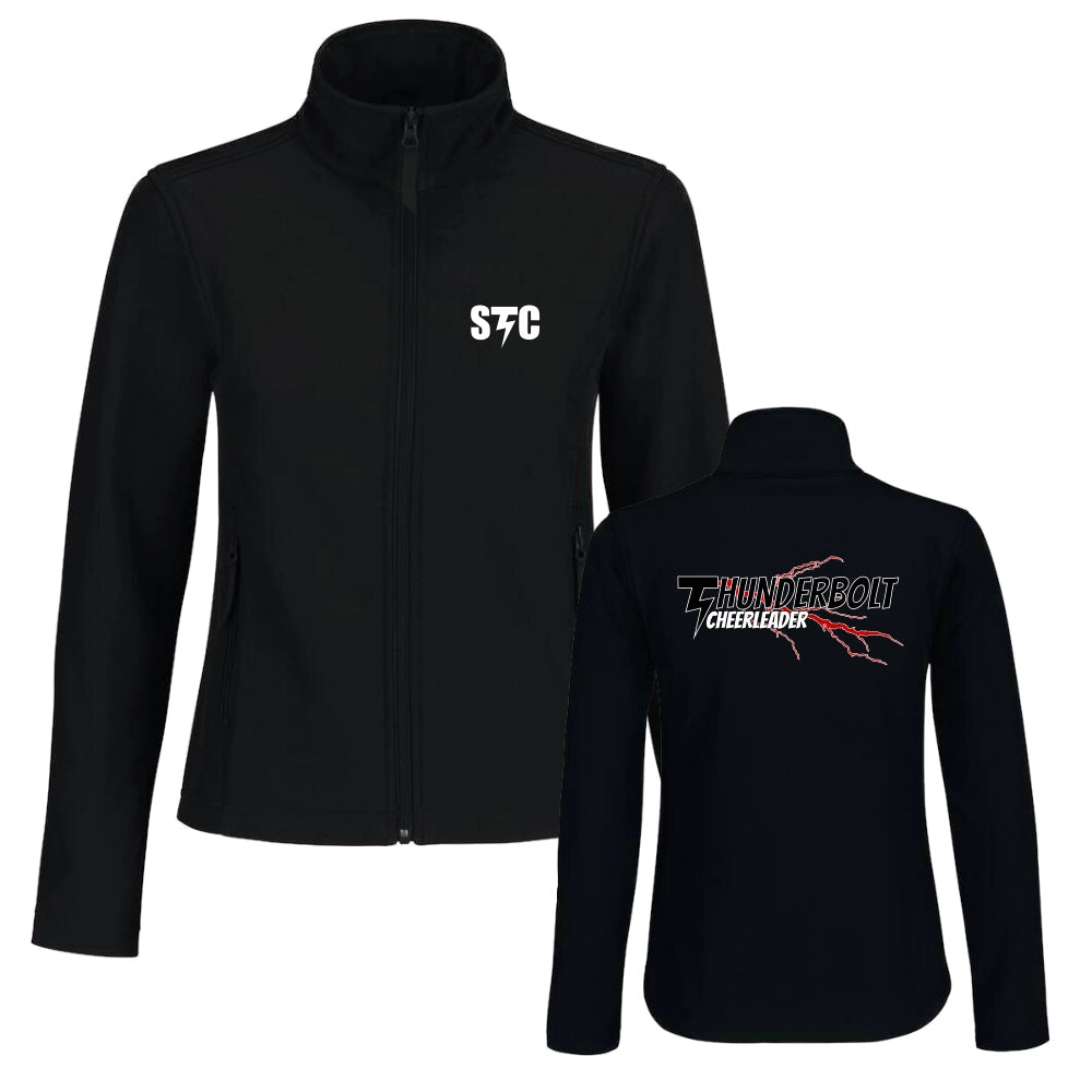 Thunderbolt Cheerleader Softshelljacke (Black/Black)