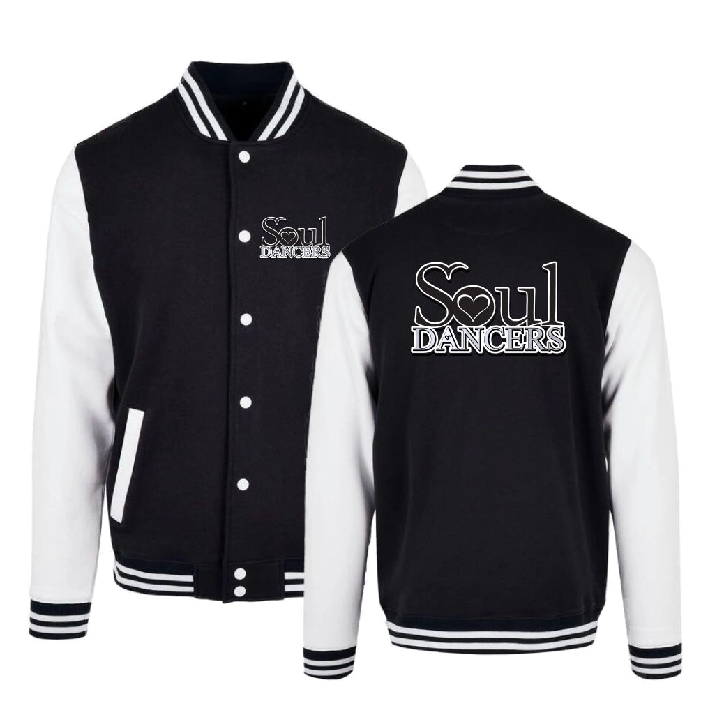 Soul Dancers Collegejacke (Jet Black/White)