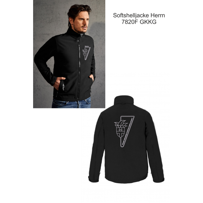 MEN Softshell Jacket C⁺ mit GKKG bestickt