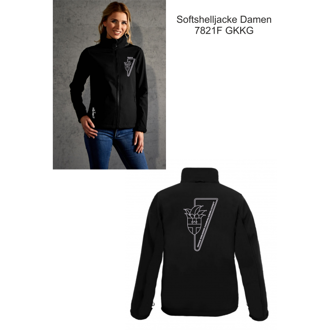 WOMAN Softshell Jacket C⁺ mit GKKG bestickt