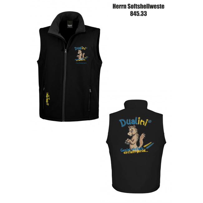 MEN Printable Softshell Bodywarmer Dualini