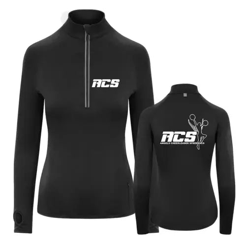 ACS Angels Cheerleader Spreewald Zip Top Jacke (Jet Black)