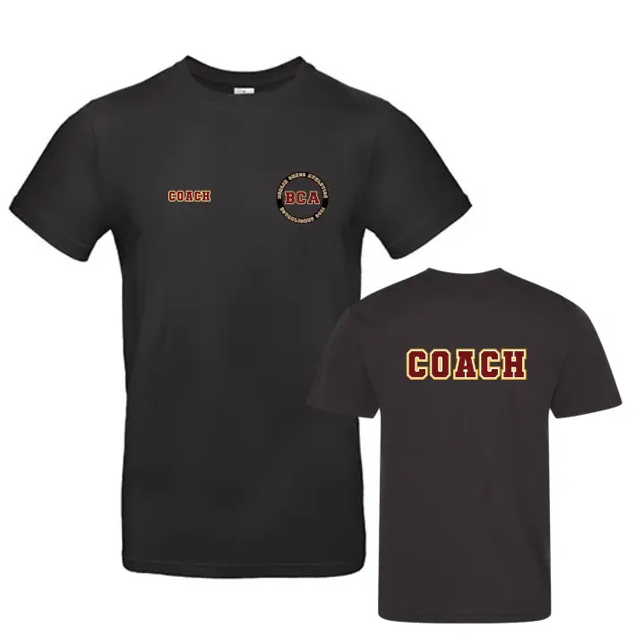 Berlin Cheer Athletics COACH Shirt (Black)