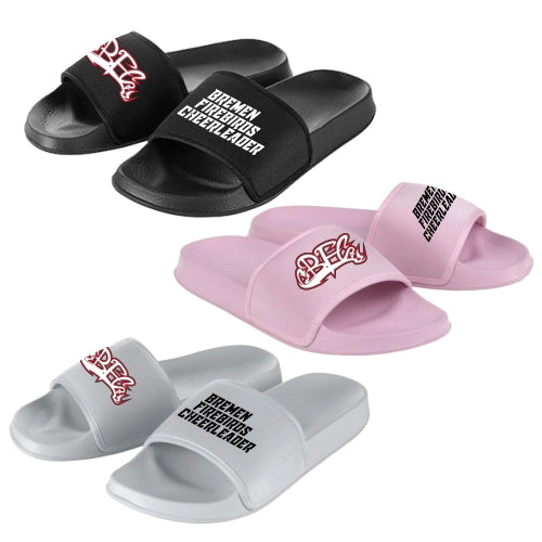 Bremen Firebirds Badelatschen (Black/Grey/Pink)