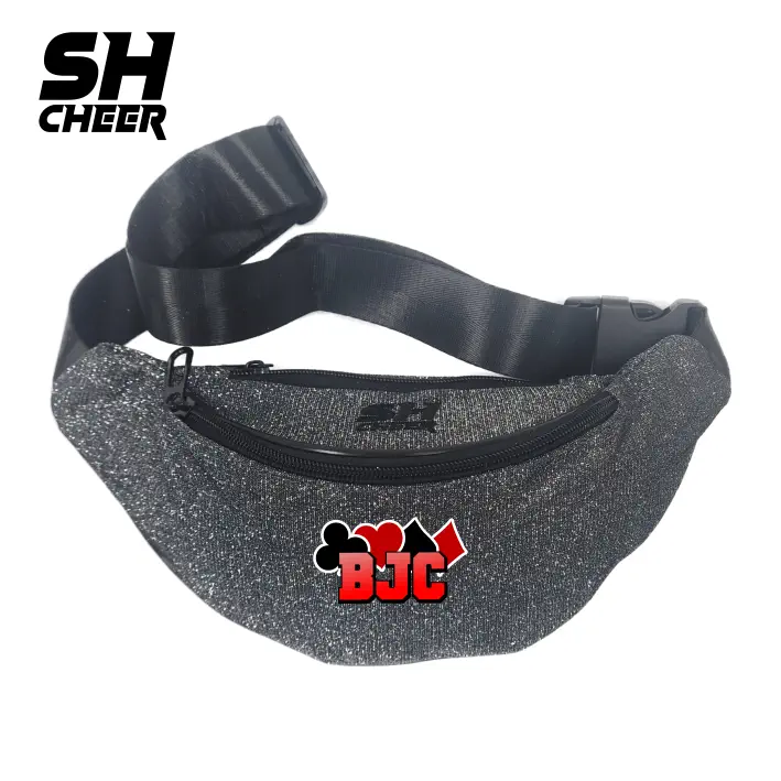 Black Jack Cheerleader SHCheer Glitzer Belt Bag V2 (Black)
