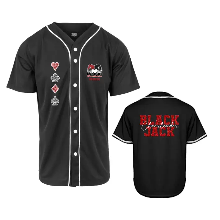 Black Jack Cheerleader Jersey (Black)
