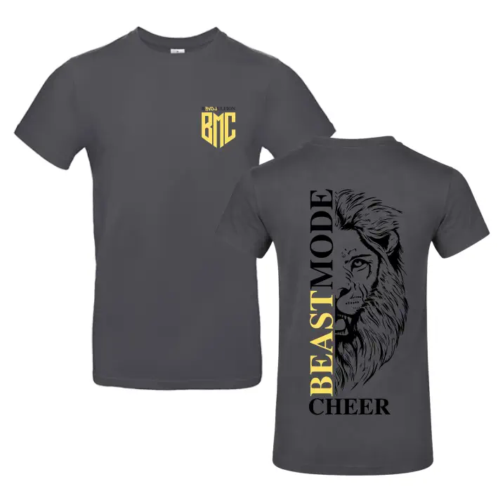 Beastmode Cheer Revolution Shirt (Dark Grey)