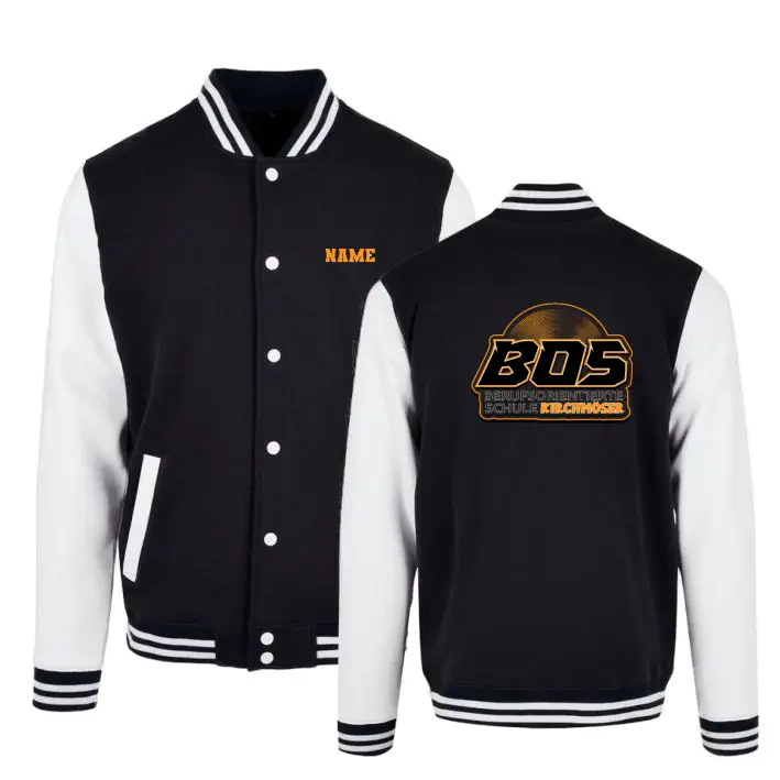 BOS Kirchmöser Collegejacke (Black/White)