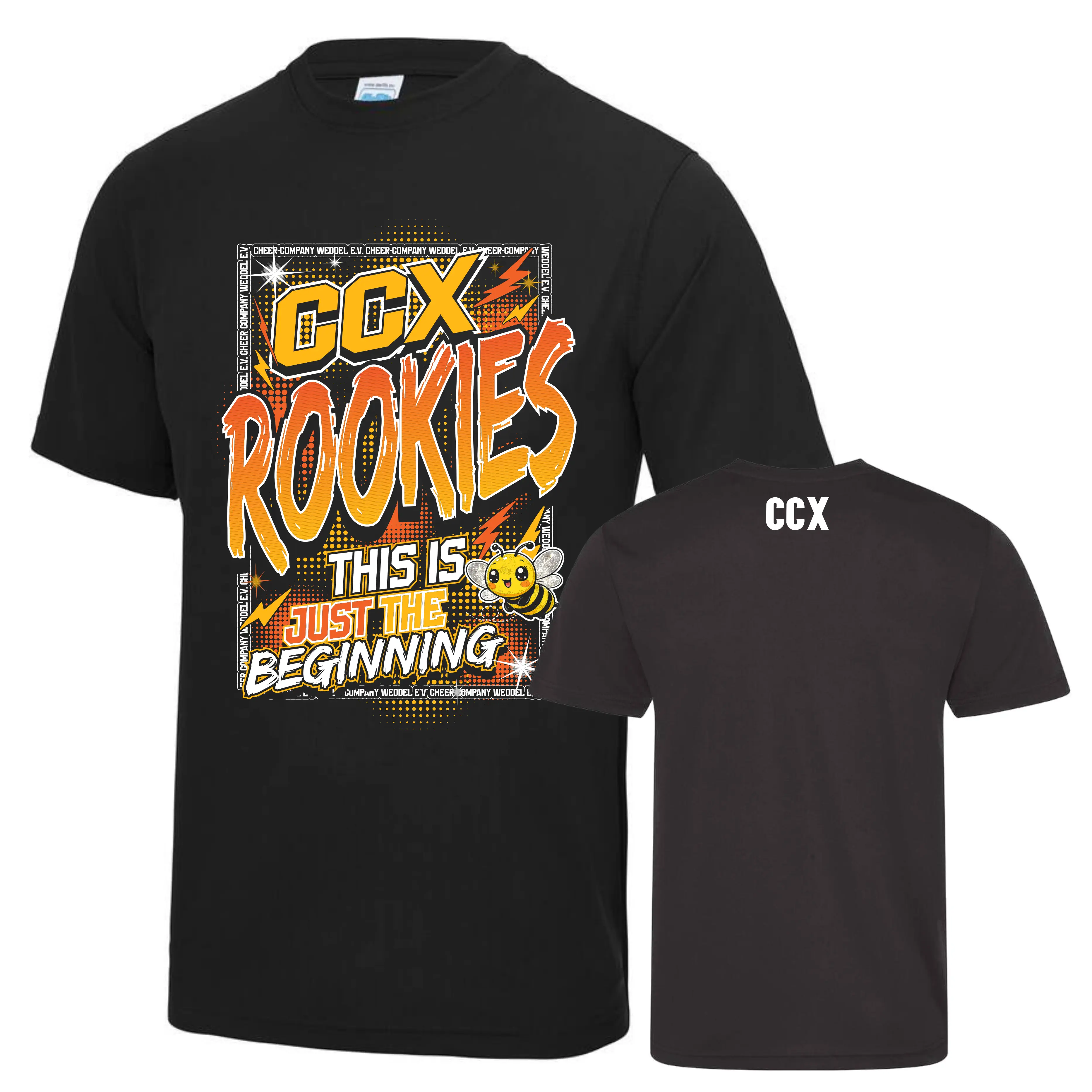 Geschützt: Cheer Company Weddel CCX Rookies Shirt (Black)