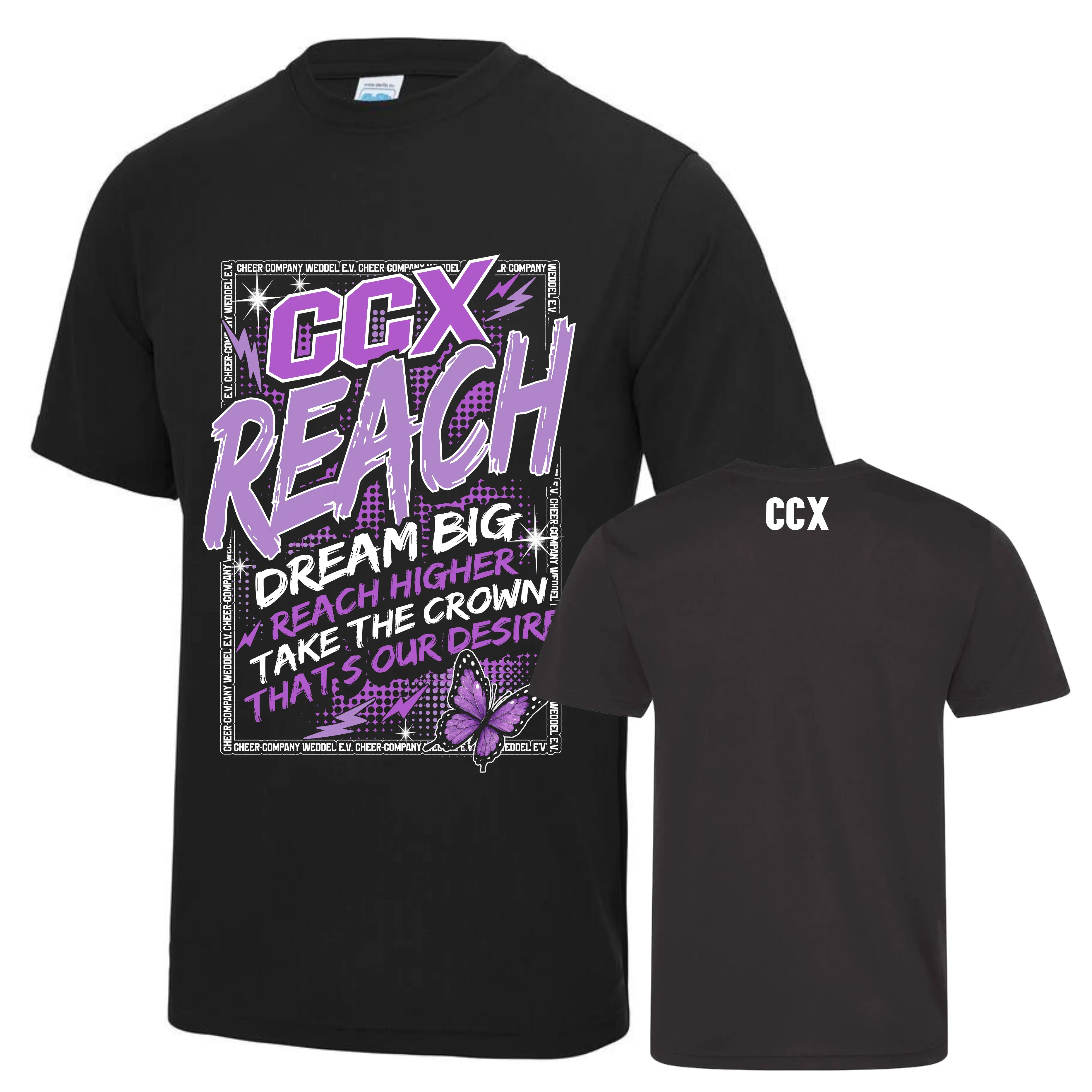 Geschützt: Cheer Company Weddel CCX Reach Shirt (Black)