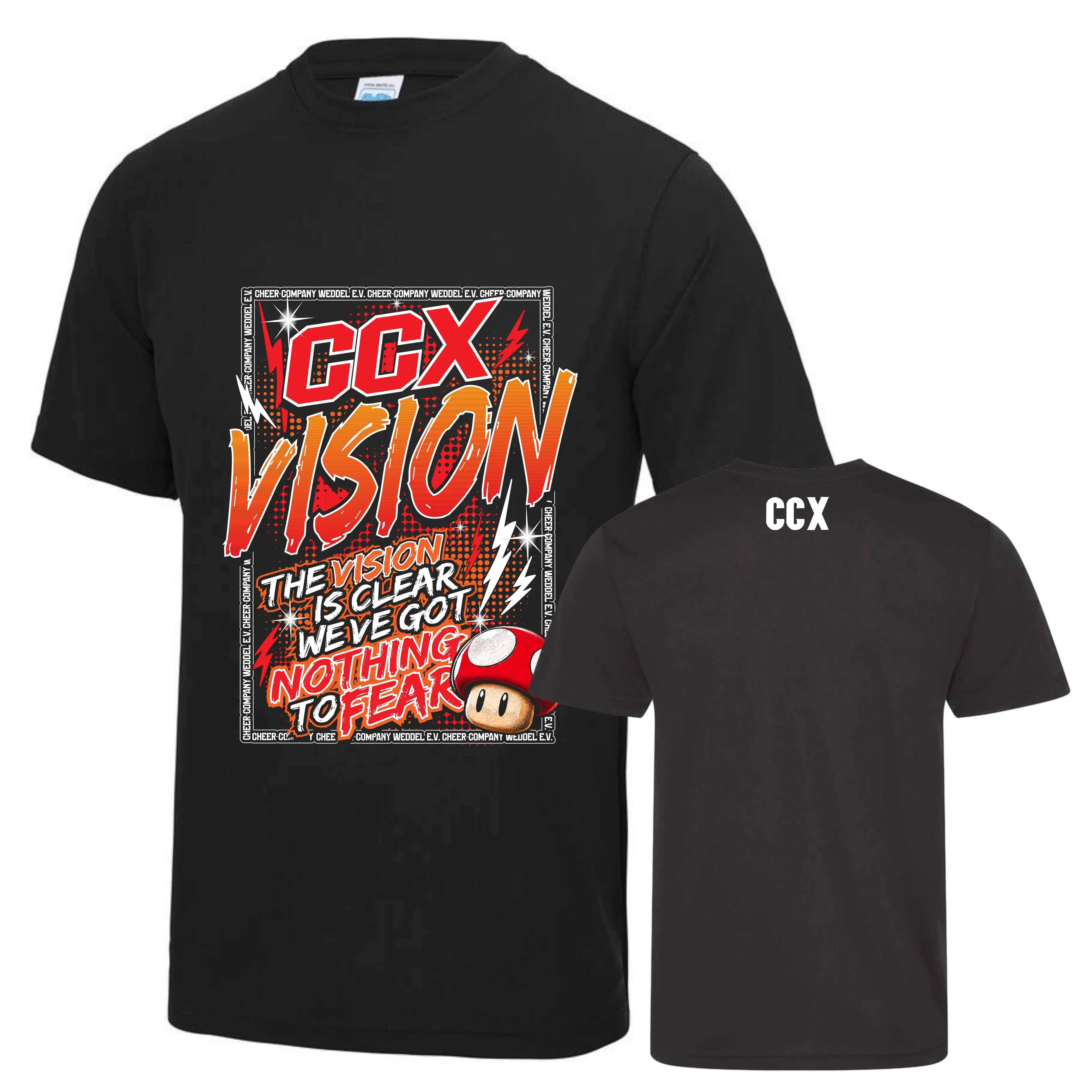 Geschützt: Cheer Company Weddel CCX Vision Shirt (Black)
