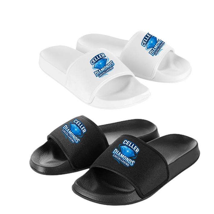 Celler Diamonds Cheerleader Badelatschen (Black/White)