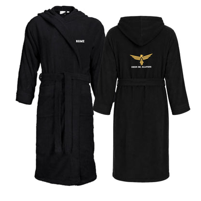 Cheer Inc. Allstars Bademantel (Black/White)