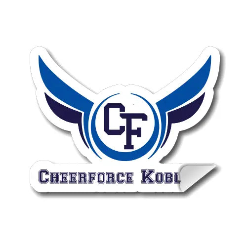 CHEERFORCE Sticker 10x10cm (5 Stück)