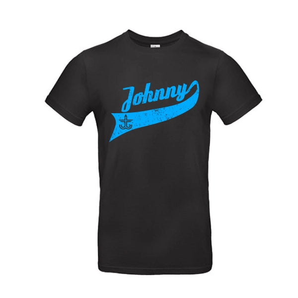 Johnny Tshirt Schwarz / Navy