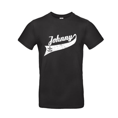 Johnny Tshirt Schwarz / Navy