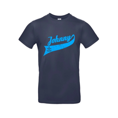 Johnny Tshirt Schwarz / Navy