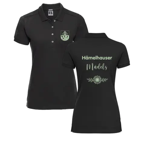 Erntejugend Hämelhauser Mädels Poloshirt (Deep Black)