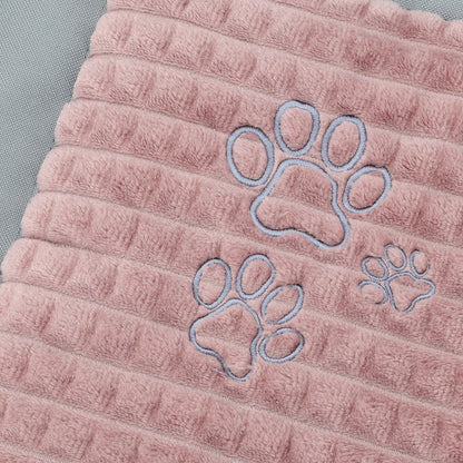 Faltbare Hundedecke grau/rosa in verschiedenen Größen