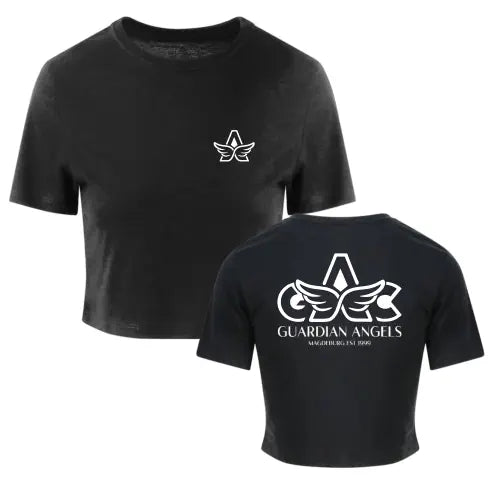 Guardian Angels Cropped Shirt (Black)