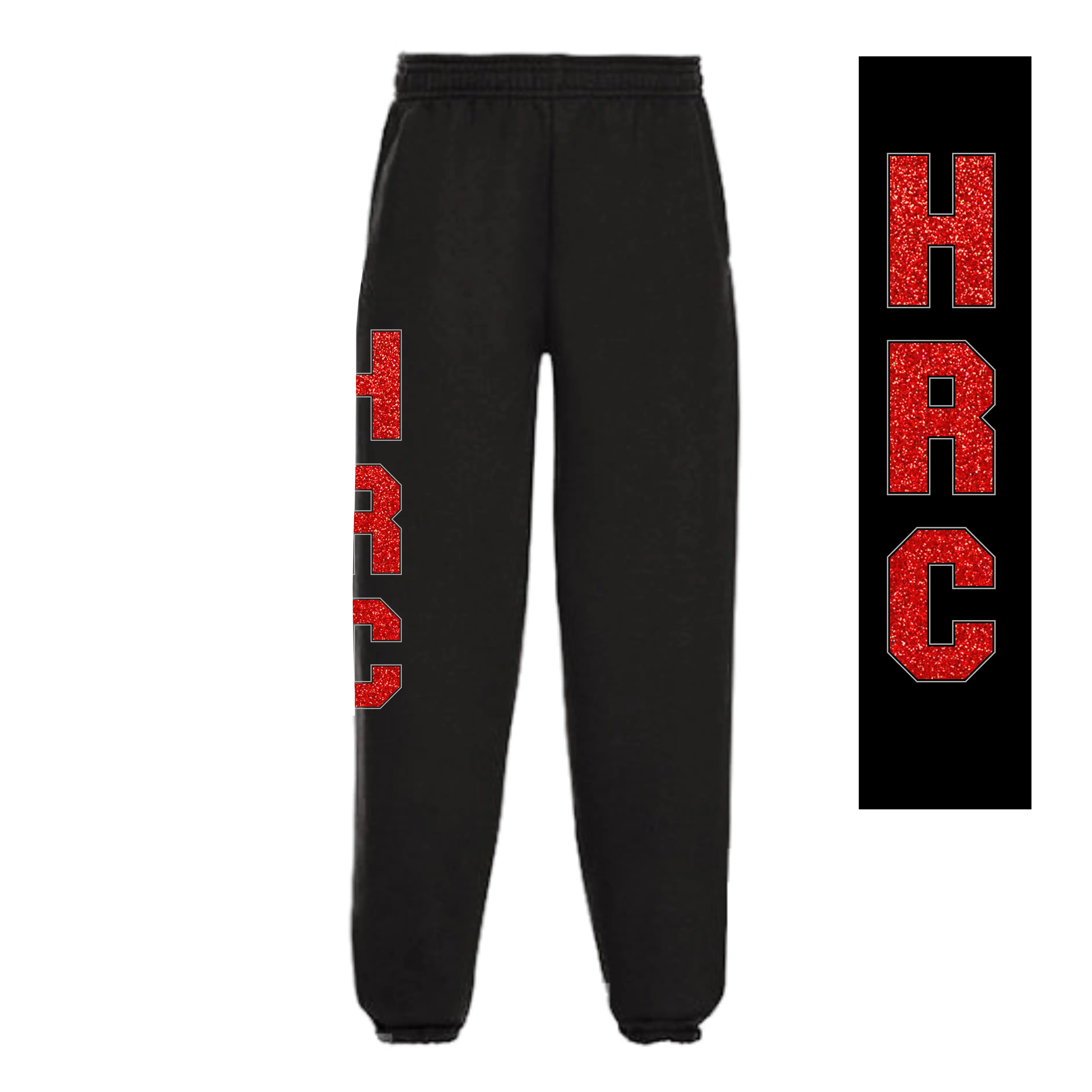 Hamburg Royal Cheer GLITZER Jogginghose (Black)