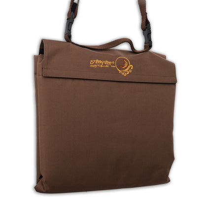 Faltbare Hundedecke brau/rot in verschiedenen Größen