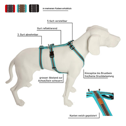 Feltmann Hundegeschirr NoExit® - Soft Grip- ausbruchsicheres Hundegeschirr
