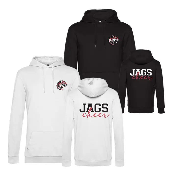 Jags Cheerleader Hoodie (Deep Black/White)