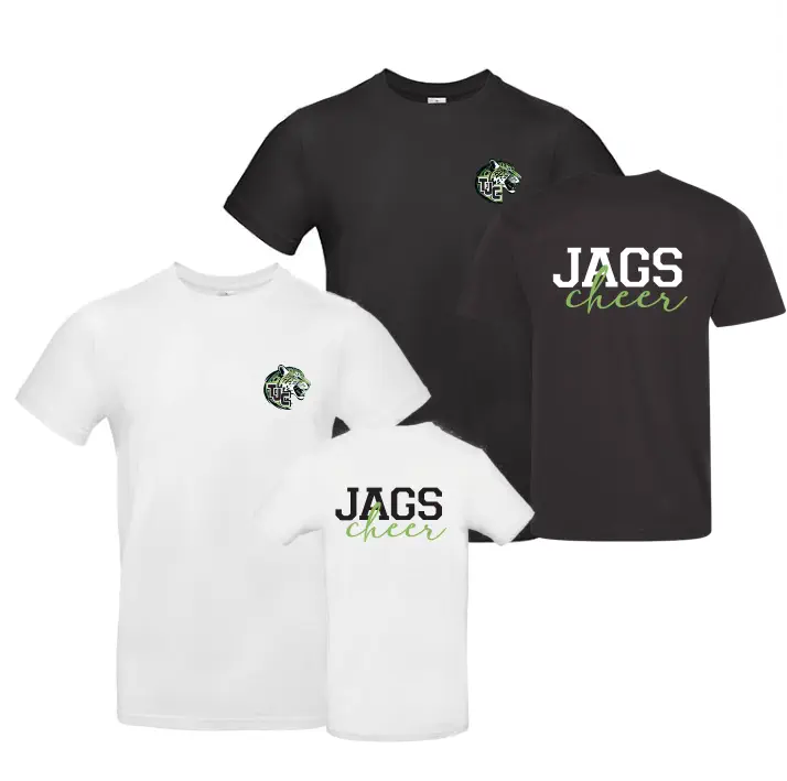 Jags Cheerleader Shirt (Black/White)