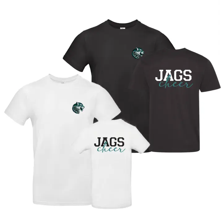 Jags Cheerleader Shirt (Black/White)
