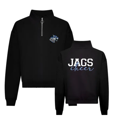 Jags Cheerleader Cropped Zip Sweat (Black)